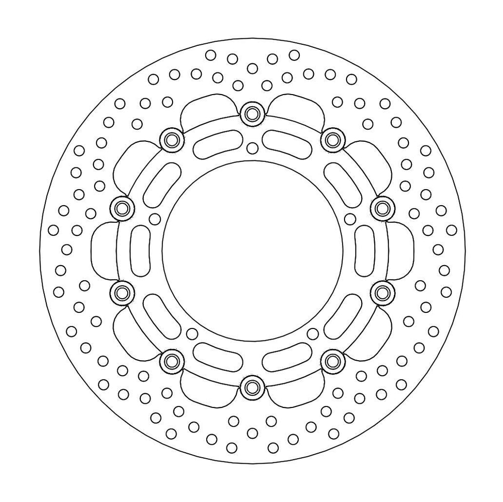 Moto Master Halo Series Floating Front Brake Disc - Yamaha YZF-R6 600 2005-2016