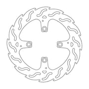 Moto Master Flame Series Fixed Rear Brake Disc - Ducati Monster 1200 ABS 2014-2020