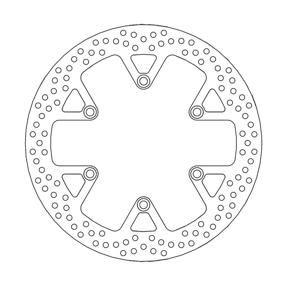 Moto Master Halo Series Fixed Front Brake Disc - Triumph Thunderbird 900 1995-2003