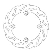 Moto Master Flame Series Fixed Rear Brake Disc - MV Agusta Brutale 1000 RR 2020-2022