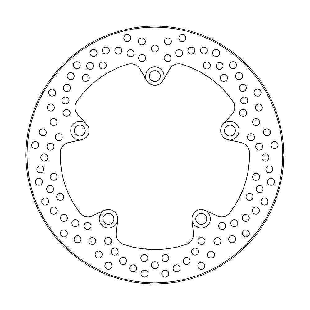 Moto Master Halo Series Rear Brake Disc - Yamaha YZF-R7 2022