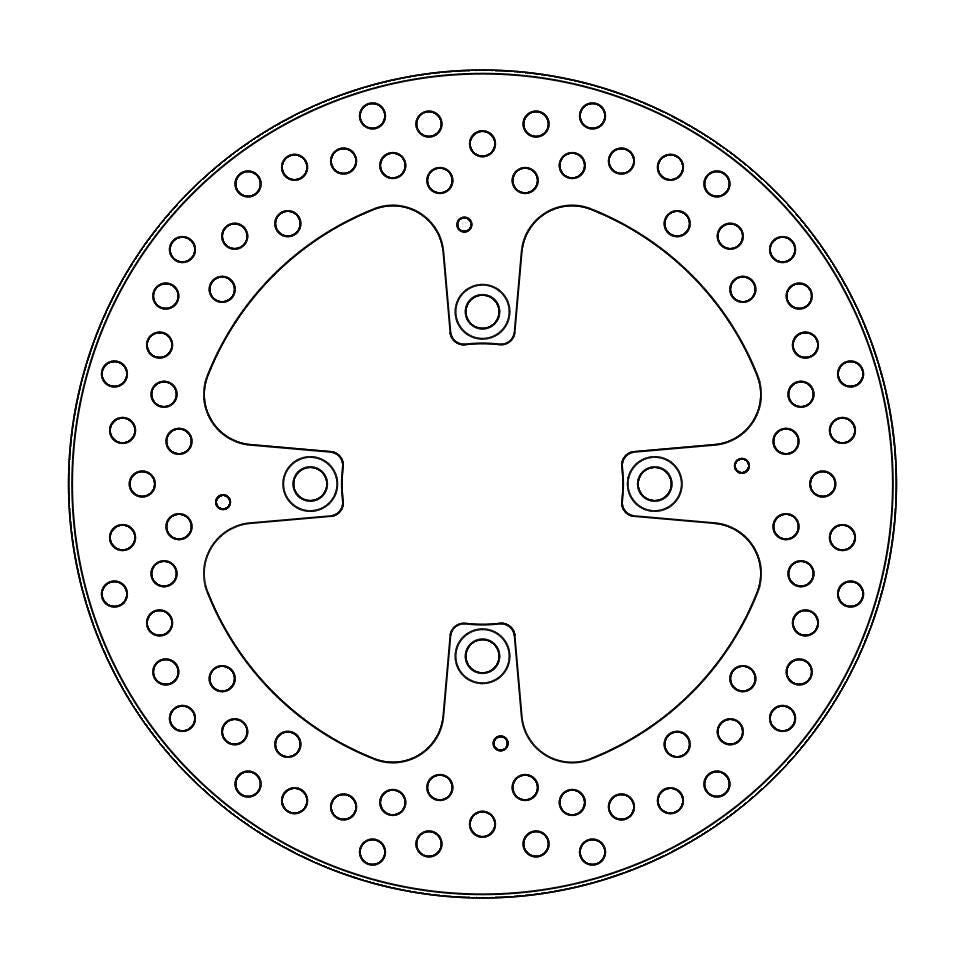 Moto Master Halo Series Rear Brake Disc - Ducati Monster 1200 ABS 2014-2020