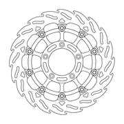 Moto Master Flame Series Front Right Brake Disc - MV Agusta Brutale 750 2003-2005