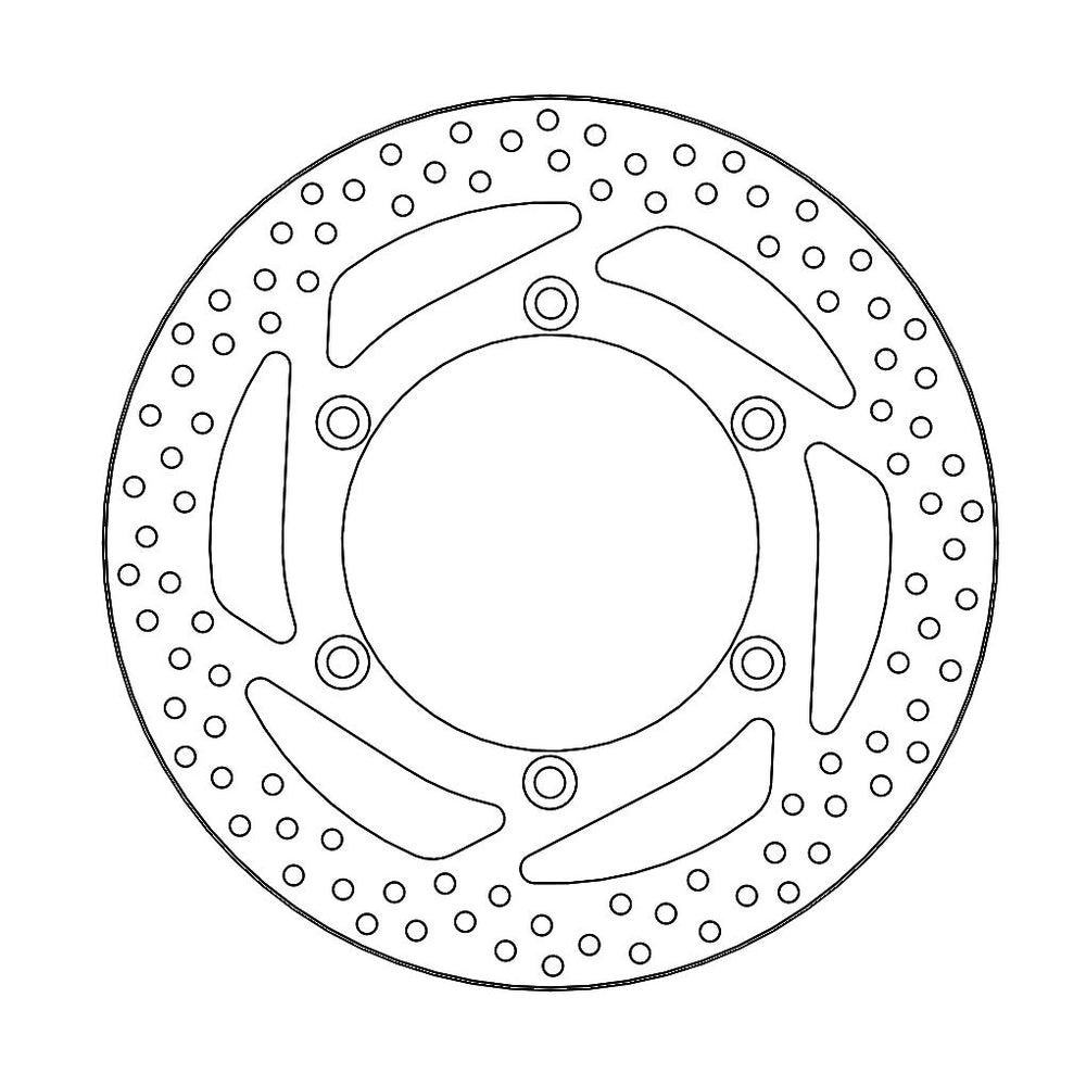 Moto Master Halo Series Fixed Front Brake Disc - Triumph Scrambler 865 2006-2016