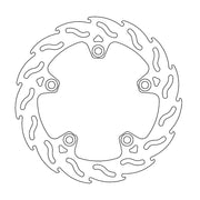Moto Master Flame Series Rear Brake Disc - Suzuki SV 650 X 2019-2024