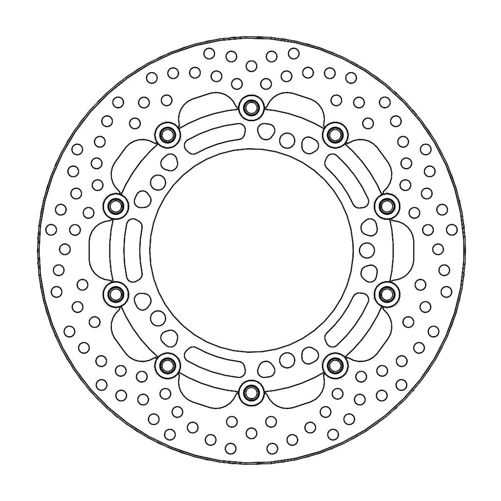 Moto Master Halo Series Floating Front Brake Disc - Kawasaki Z 900 RS 2018-2024