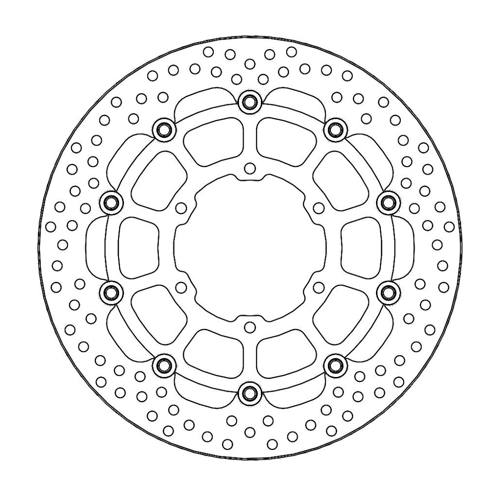 Moto Master Halo Series Floating Racing Front Brake Disc - Suzuki GSX-R 1000 R 2017-2024