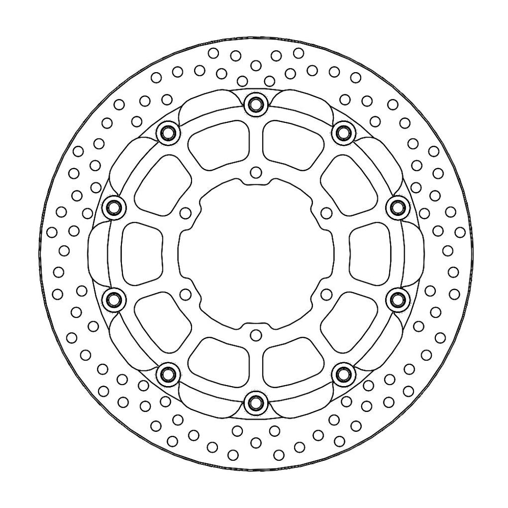 Moto Master Halo Series Floating Front Brake Disc - Suzuki GSX-R 1000 R 2017-2024
