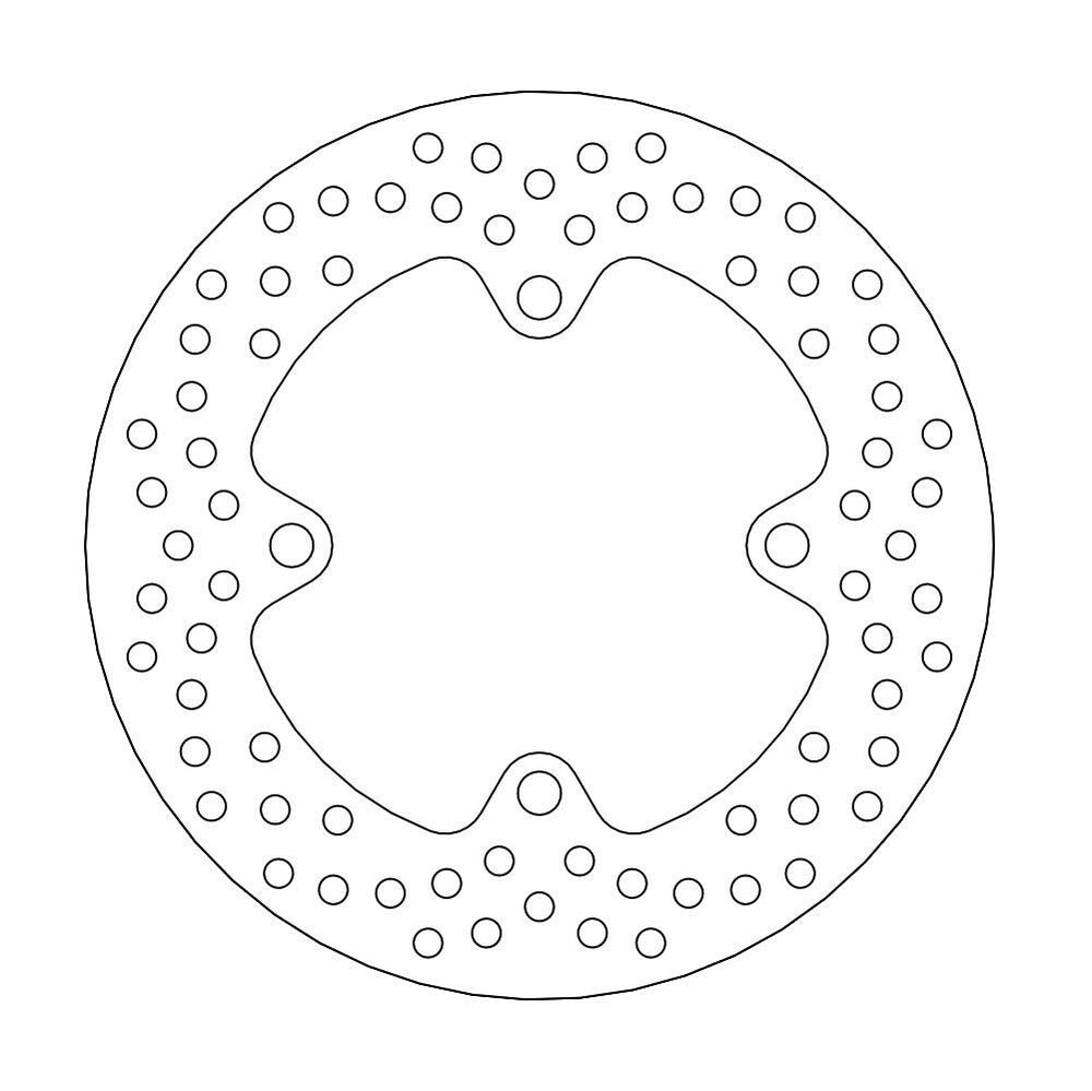 Moto Master Halo Series Rear Brake Disc - Kawasaki KLZ 1000 Versys ABS 2012-2020