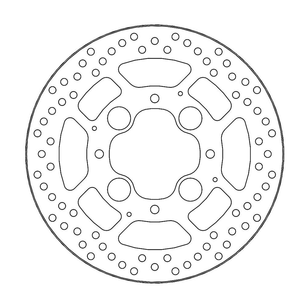 Moto Master Halo Series Rear Brake Disc - Honda VFR 800 X 2011-2014