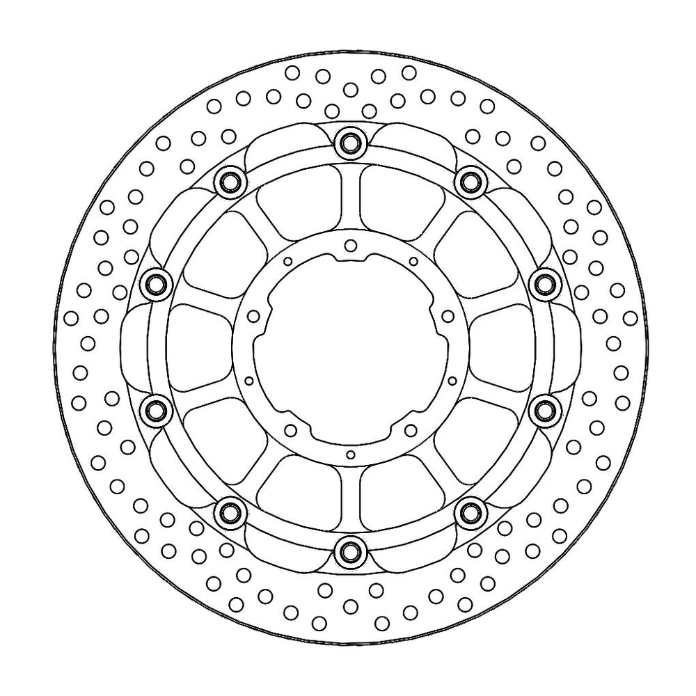 Moto Master Halo Series T-Floater Brake Disc - Honda CBR 1000 RR-R 2020-2021