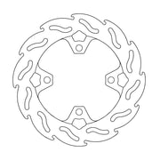 Moto Master Flame Series Fixed Rear Brake Disc - Honda CBR 1000 RR-R Fireblade 2020-2024