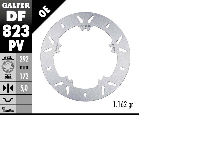 Galfer Fixed Round Front Brake Disc - Harley Davidson VRSCB 1130 2004-2005