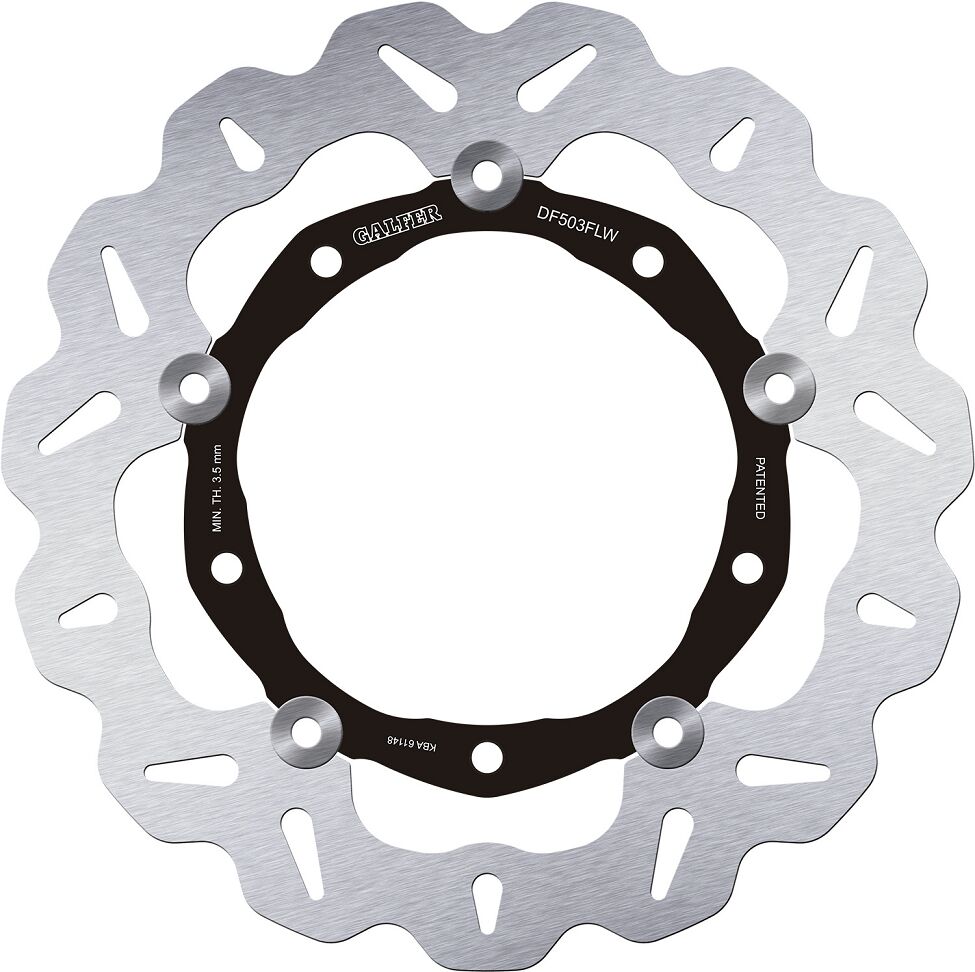 Galfer Wave Floating Front Brake Disc - Yamaha YP 400 R 2013-2016