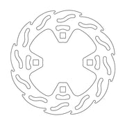Moto Master Flame Series Rear Brake Disc - KTM XC525 ATV 2008-2013