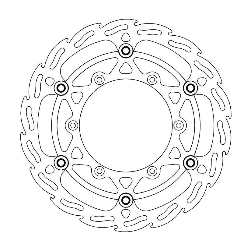 Moto Master 270 Front Brake Disc - Yamaha WRF250 2017-2019