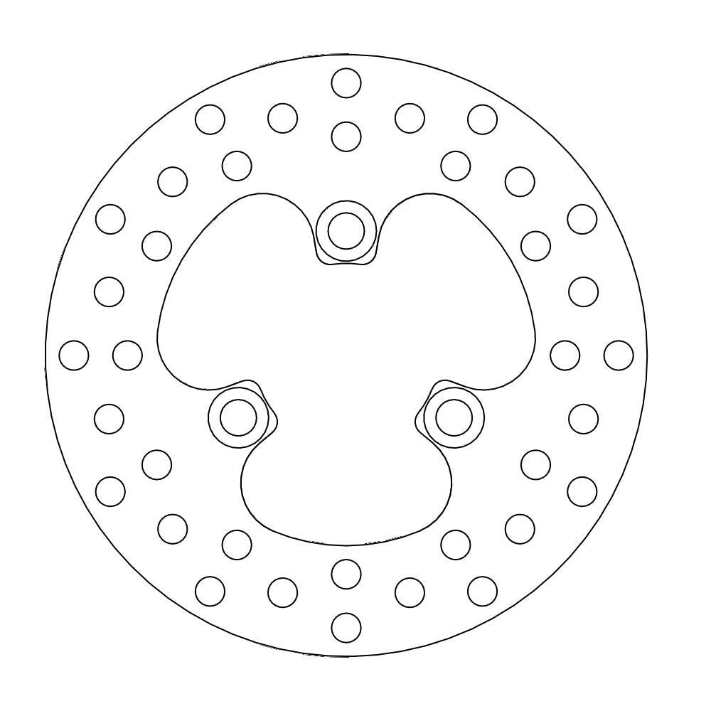 Moto Master Standard Series Front Brake Disc - Honda TRX700 XX 2008