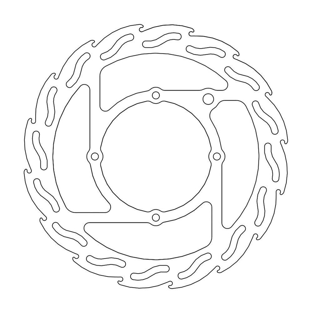 Moto Master Flame Series Fixed Front Brake Disc - KTM SX85 2012-2024