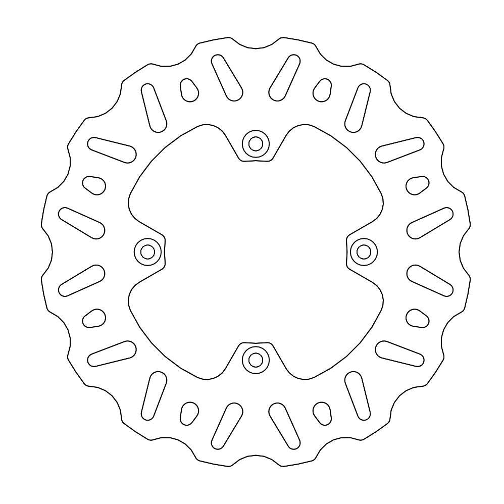 Moto Master Nitro Series Rear Brake Disc - Suzuki RM85 2005-2017