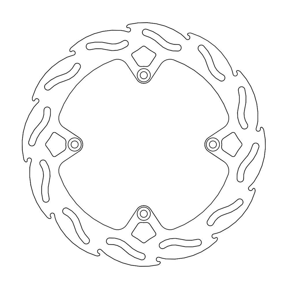 Moto Master Flame Series Rear Brake Disc - KTM SX85 2011-2021