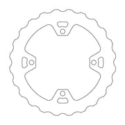 Moto Master Nitro Series Rear Brake Disc - Suzuki RMZ450 2018