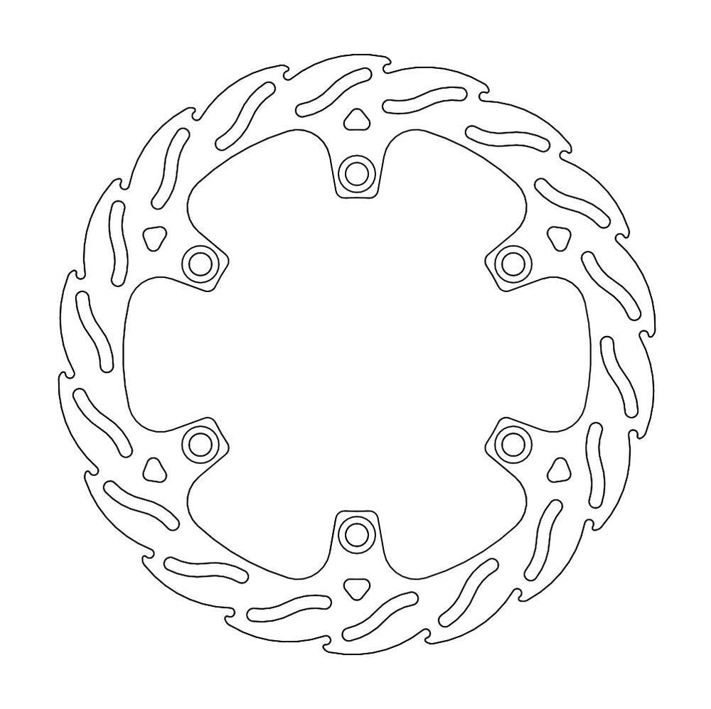 Moto Master Flame Series Fixed Front Brake Disc - Suzuki RMZ450 2018-2019