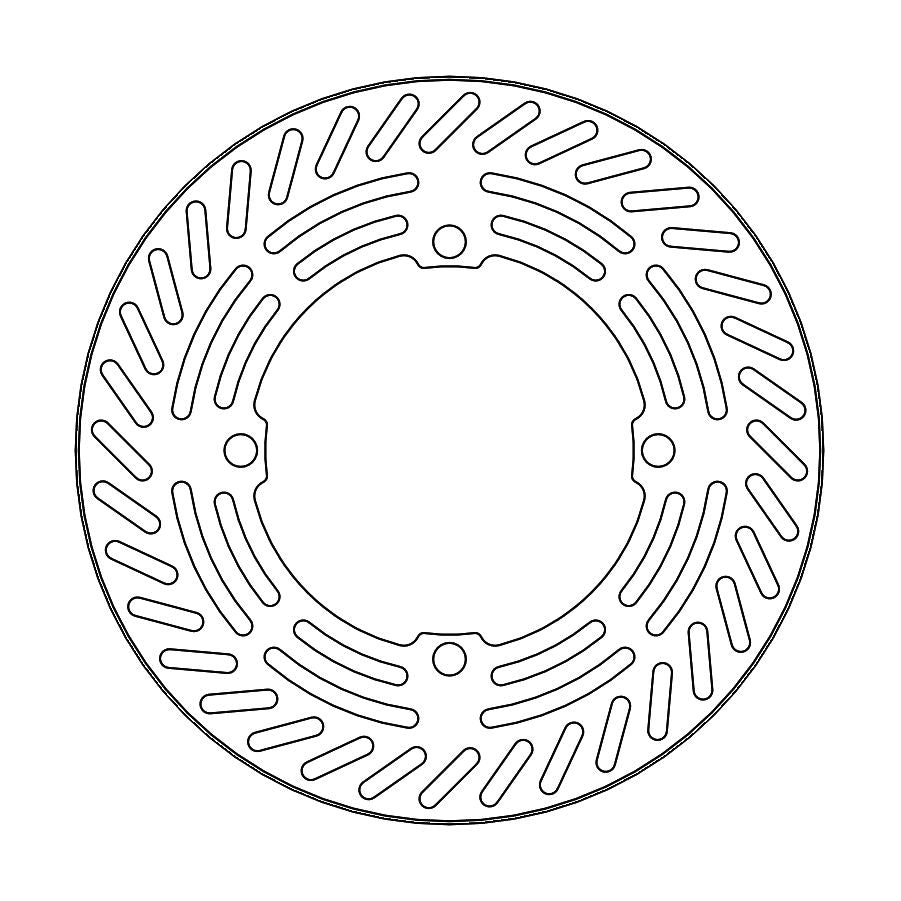 Moto Master Vintage Series Front Brake Disc - Honda NX 250 1988-1989