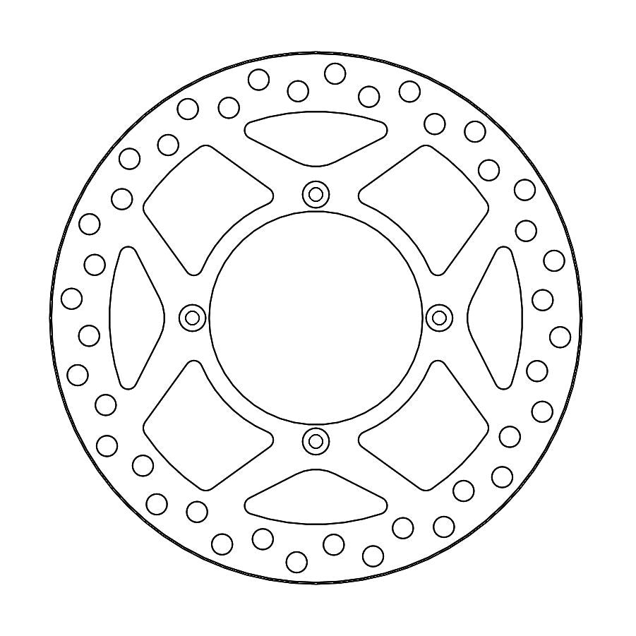 Moto Master Vintage Series Front Brake Disc - Kawasaki KX500 1989-2004