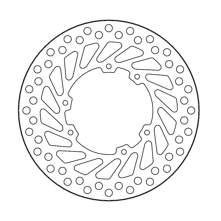 Moto Master Vintage Series Front Brake Disc - Honda CRF450X 2018