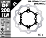 Galfer Wave Front Brake Disc - Kawasaki KXF450 2006-2020