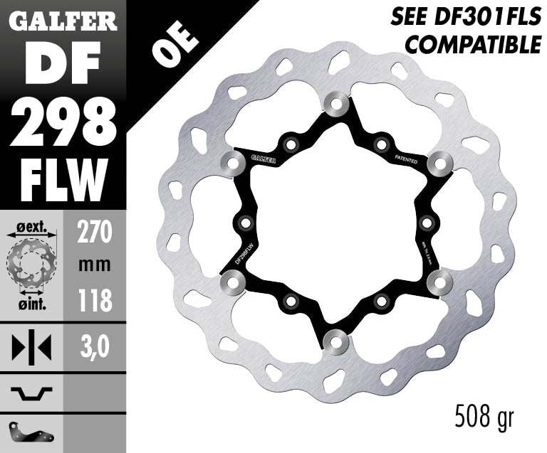 Galfer Wave Brake Disc - Yamaha YZF450 2016-2024