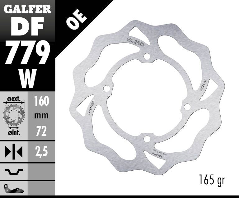 Galfer Wave Brake Disc (Fits Front Or Rear) - KTM SX-E 5 2020-2024