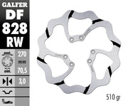 Galfer Fixed Wave Grooved Front Brake Disc - TM MX 85 Junior 2002-2014