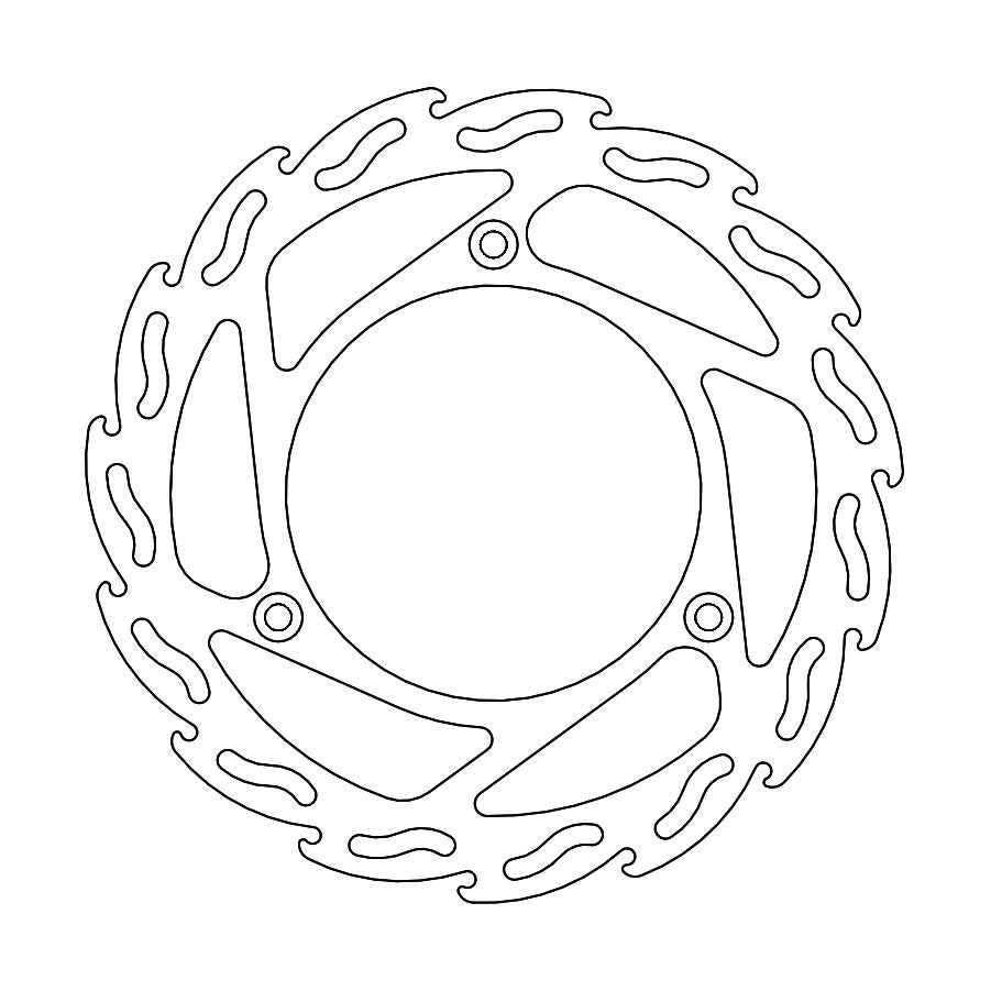 Moto Master Flame Series Front Brake Disc - Yamaha YZ65 2018-2024