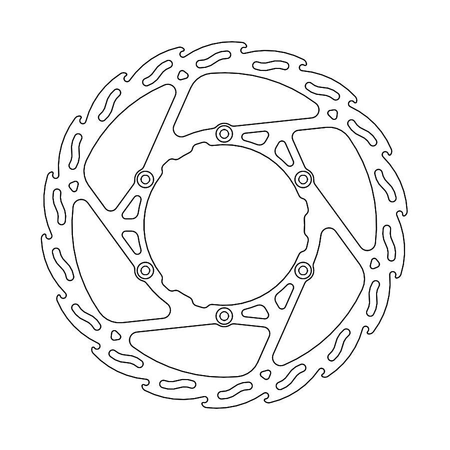 Moto Master Flame Series Front Brake Disc - Yamaha WRF450 2019-2024