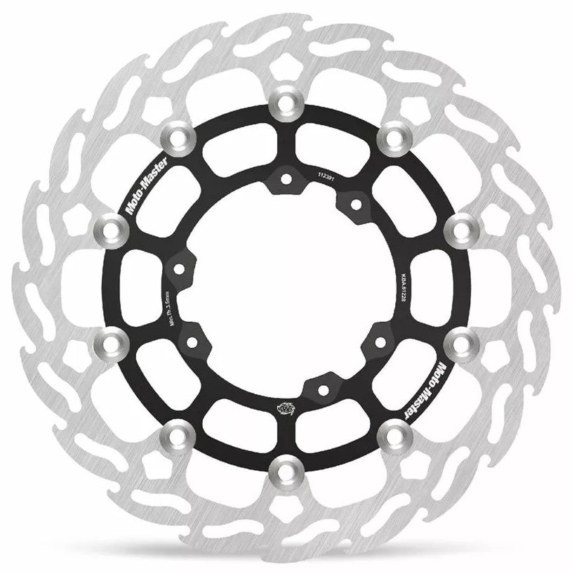 Moto Master Flame Series Floating Brake Disc For Honda CRF250 2019-2020 - Front Left