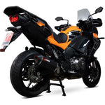 Scorpion Serket Parallel Black Ceramic Exhaust For Kawasaki Versys 1000 2019-2025