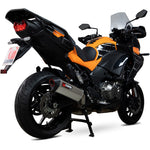 Scorpion Serket Parallel Satin Titanium Exhaust For Kawasaki Versys 1000 2019-2025