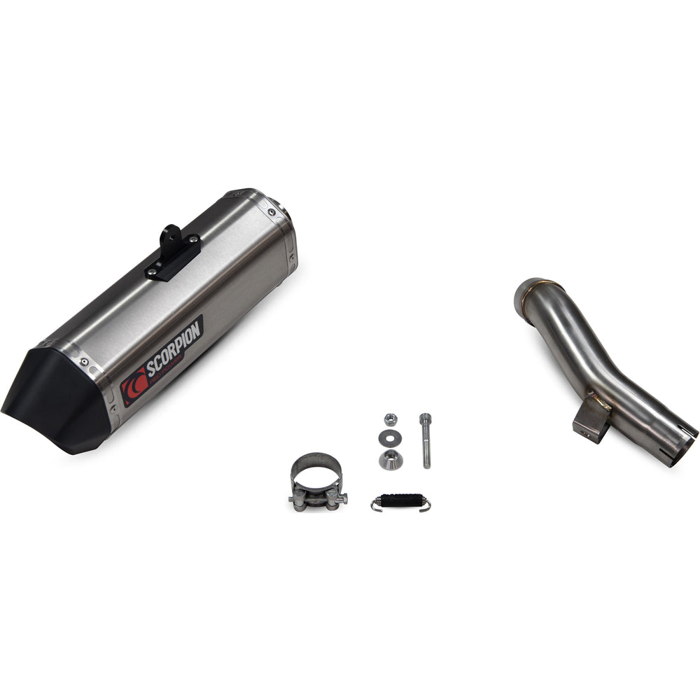 Scorpion Serket Parallel Stainless Exhaust For Kawasaki Versys 1000 2019-2025