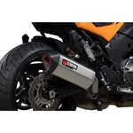 Scorpion Serket Parallel Stainless Exhaust For Kawasaki Versys 1000 2019-2025