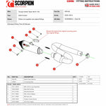 Scorpion Serket Taper Satin Titanium Exhaust For Triumph Street Triple 765 R And RS 2020-2022