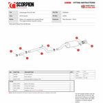 Scorpion Exhaust GPF-Back Non-Resonated Polished Twin Daytona - Volkswagen Polo GTI 2.0 TSI 2019 - 2021