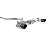 Scorpion Car Exhaust Cat-Back System (Non-Resonated) (Valved) Black Indy - Hyundai i30 N (GPF Model) 2018 - 2020
