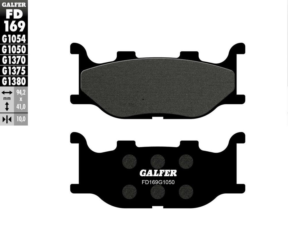 Galfer Organic Front Brake Pads - Yamaha YP 400 2007-2014