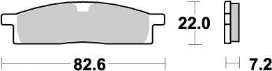 Moto Master Nitro Front Brake Pads - Yamaha YZ85 2002-2018