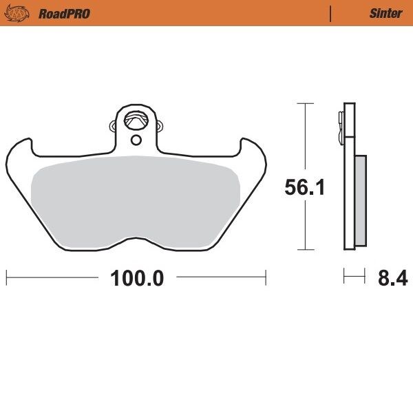Moto Master Roadpro Sinder Front Brake Pads - BMW R 850 RT 1996-2001
