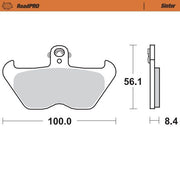 Moto Master Roadpro Sinder Front Brake Pads - BMW R 850 RT 1996-2001