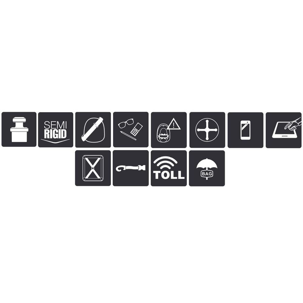 Shad E10P Pin System Tank Bag 5L (with Fitting Kit)