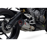 Scorpion Serket Taper Stainless Steel Exhaust For Triumph Street Triple 765 R And RS 2020-2022