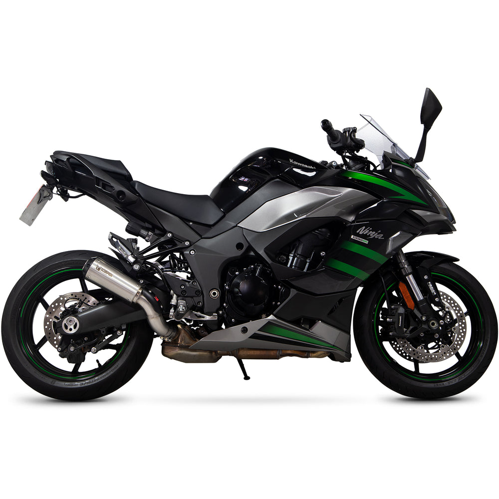 Scorpion Red Power Stainless Steel Exhaust For Kawasaki Ninja 1000SX 2020-2025